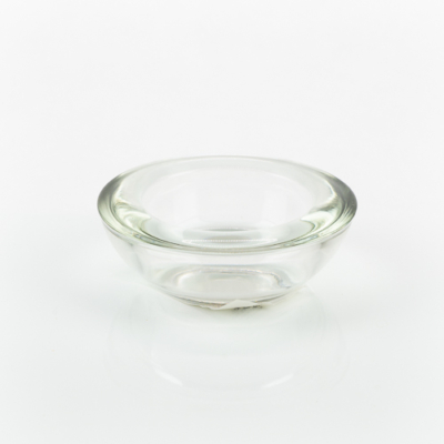 Mécsestartó üveg kerek 7,5 cm