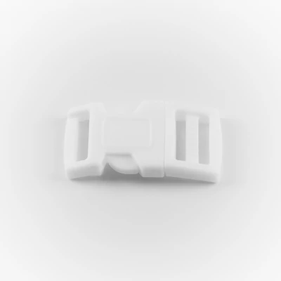 Műanyag csat 1,5 cm-es fehér