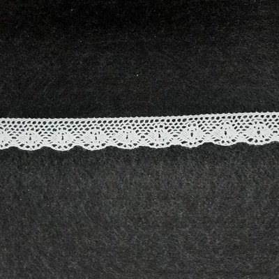 Pamut csipke  20 mm fehér
