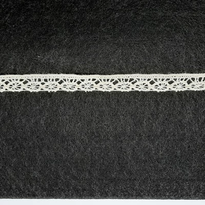 Pamut csipke  12 mm bézs