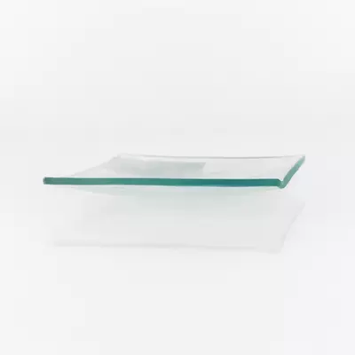 Üvegtányér téglalap 15,5×10 cm