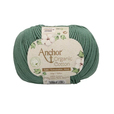 Anchor Organic Cotton fonal lombzöld