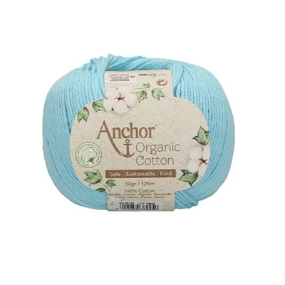 Anchor Organic Cotton fonal vízkék