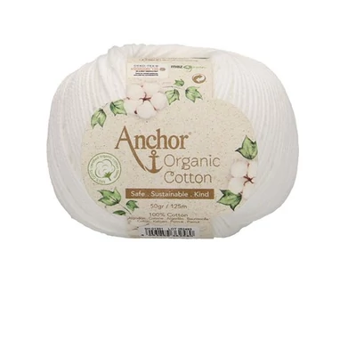 Anchor Organic Cotton fonal hófehér