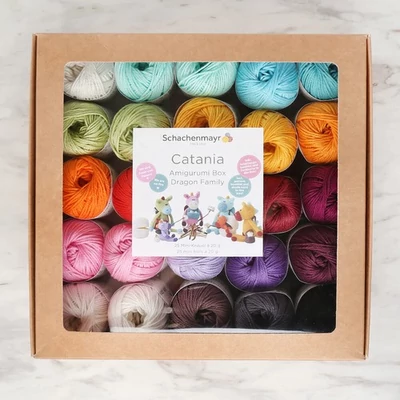 Catania Amigurumi Box Sárkány család 25 szín
