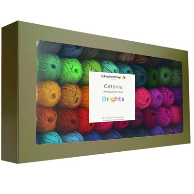 Catania amigurumi box élénk 50 szín