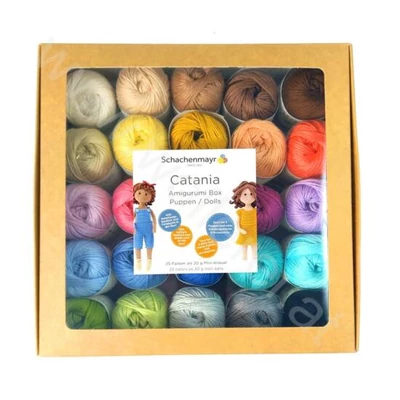 Catania amigurumi box babák 25 szín