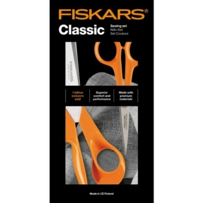 Fiskars Classic általános olló 21 cm & varróolló 13 cm
