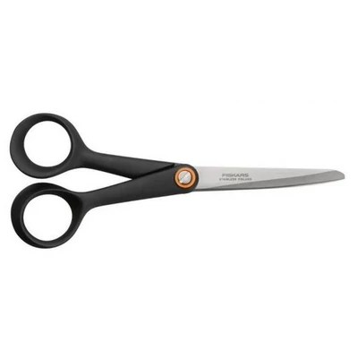 Fiskars Funtional Form papírvágó olló 17 cm fekete