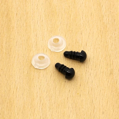 Biztonsági szem fekete  6 mm