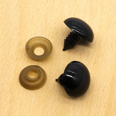 Biztonsági szem fekete 18 mm