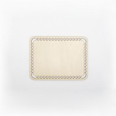 Fa horgolható alap téglalap 20×15 cm