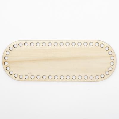 Fa horgolható alap íves téglalap 25×9 cm