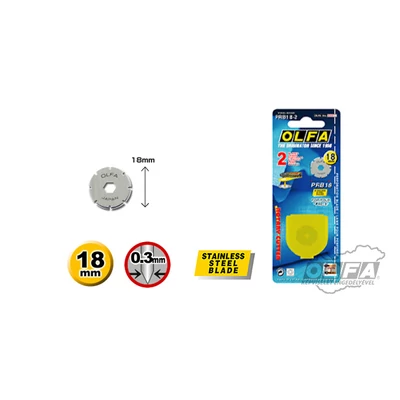 Olfa dekor perforáló körpenge 18 mm 2 db