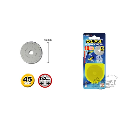 Olfa körpenge 45 mm 10 db