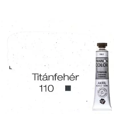 Pannoncolor akrilfesték titánfehér 110 22 ml