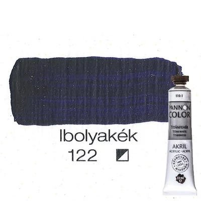 Pannoncolor akrilfesték ibolyakék 122 22 ml