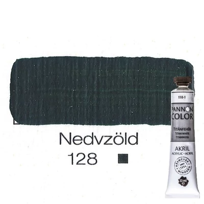 Pannoncolor akrilfesték nedvzöld 128 22 ml