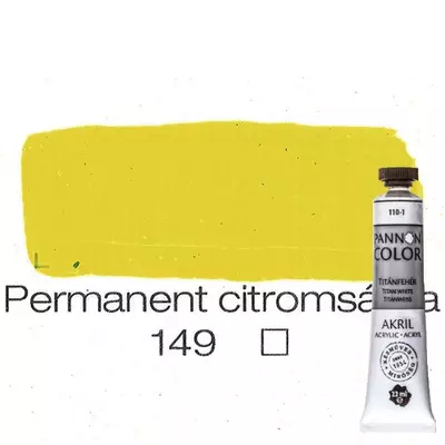 Pannoncolor akrilfesték permanent citrom 149 22 ml