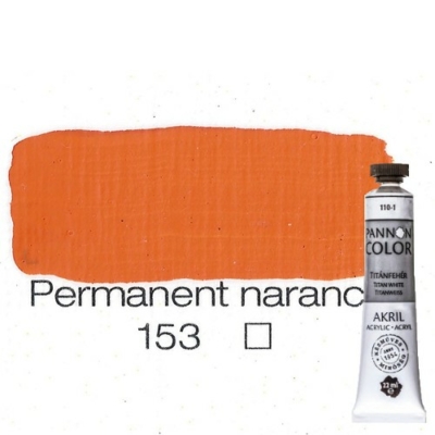 Pannoncolor akrilfesték permanent narancs 153 22 ml