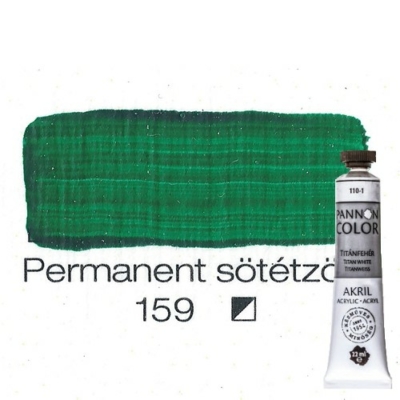 Pannoncolor akrilfesték permanent sötétzöld 159 22 ml