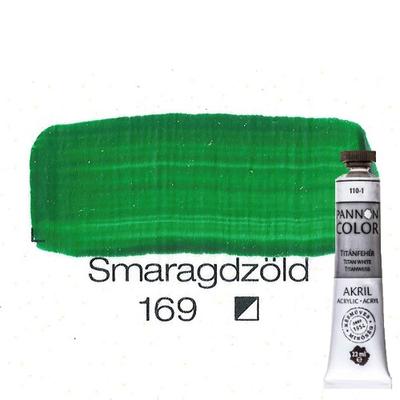 Pannoncolor akrilfesték smaragdzöld 169 22 ml