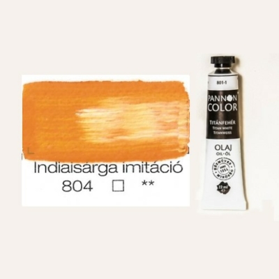 Pannoncolor olajfesték indiaisárga 804 22 ml