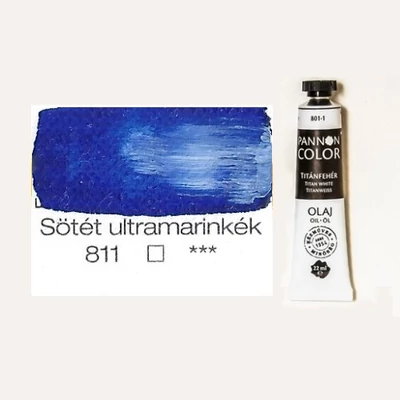 Pannoncolor olajfesték sötét ultramarinkék 811 22 ml
