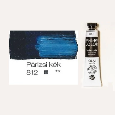 Pannoncolor olajfesték párizsikék 812 22 ml