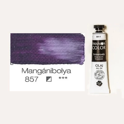Pannoncolor olajfesték mangánibolya 857 22 ml