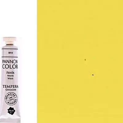 Pannoncolor tempera világossárga 18 ml
