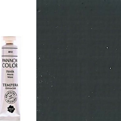 Pannoncolor tempera fekete 18 ml
