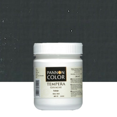 Pannoncolor tempera fekete 200 ml