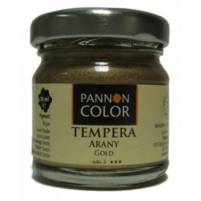 Pannoncolor tempera arany 30 ml