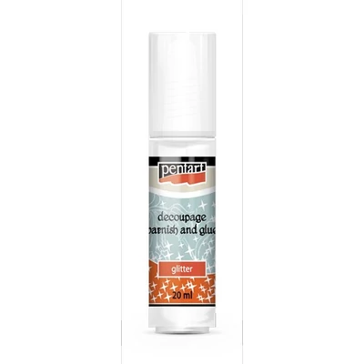 Pentart dekupázs ragasztólakk glitteres  20 ml