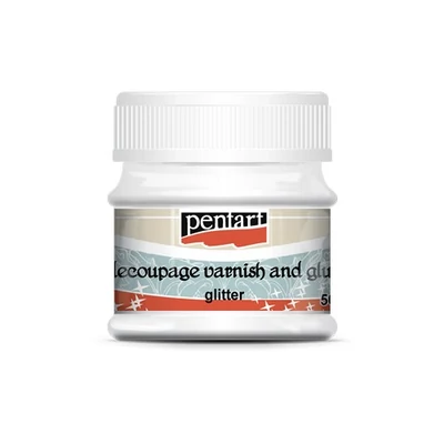 Pentart dekupázs ragasztólakk glitteres  50 ml