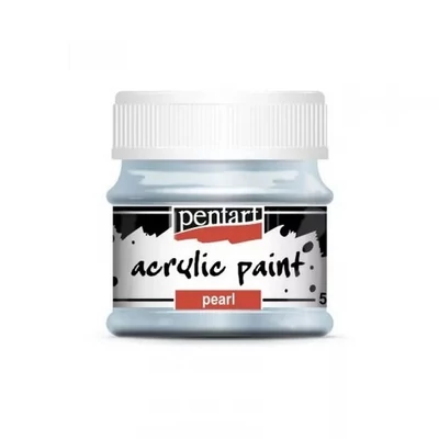 Pentart akrilfesték gyöngyház kék 50 ml