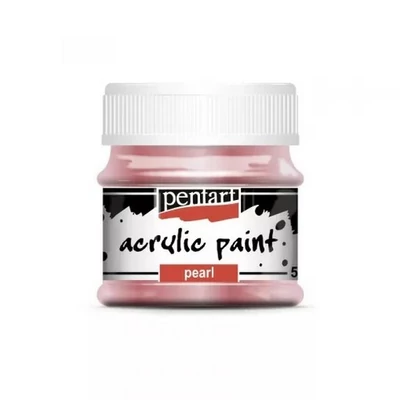 Pentart akrilfesték gyöngyház rózsaszín 50 ml