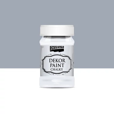 Pentart dekor soft krétafesték 100 ml szürke
