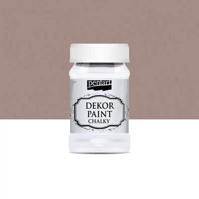 Pentart dekor soft krétafesték 100 ml vintage barna