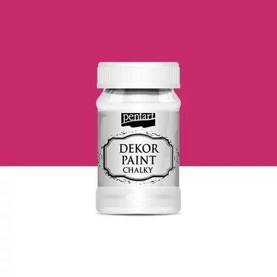 Pentart dekor soft krétafesték 100 ml pink
