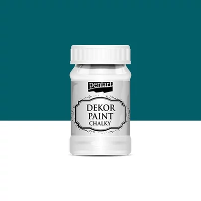 Pentart dekor soft krétafesték 100 ml smaragdzöld