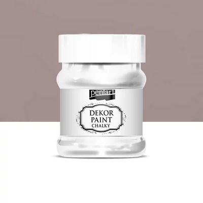 Pentart dekor soft krétafesték 230 ml tejcsoki