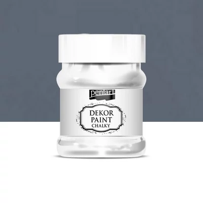Pentart dekor soft krétafesték 230 ml grafit