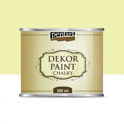 Pentart dekor soft krétafesték 500 ml sárga