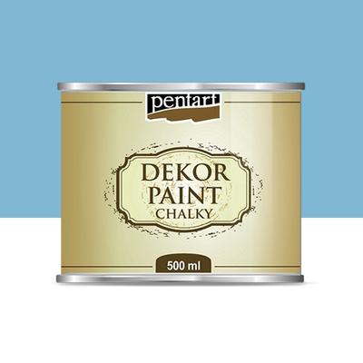 Pentart dekor soft krétafesték 500 ml lenkék