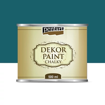 Pentart dekor soft krétafesték 500 ml méregzöld