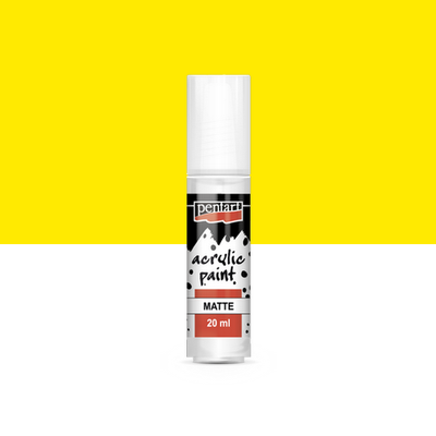 Pentart matt akrilfesték 20 ml sárga