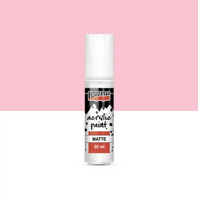Pentart matt akrilfesték 20 ml rózsaszín