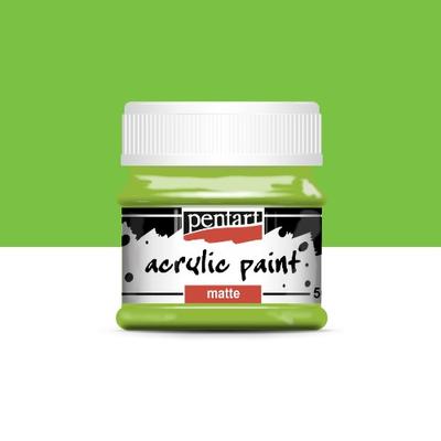 Pentart matt akrilfesték 50 ml almazöld